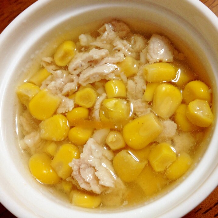 離乳食後期 豚肉コーンのコンソメスープ レシピ 作り方 By Mi 6352 楽天レシピ 離乳食後期 豚肉コーンのコンソメスープ レシピ 作り方 By Mi 6352 楽天レシピ